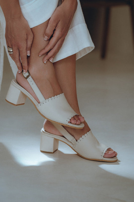Noelle Linen Sandals