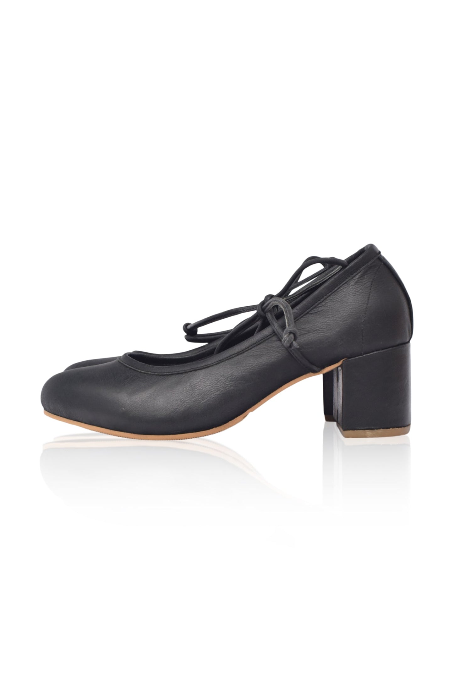 Aria Leather Heels