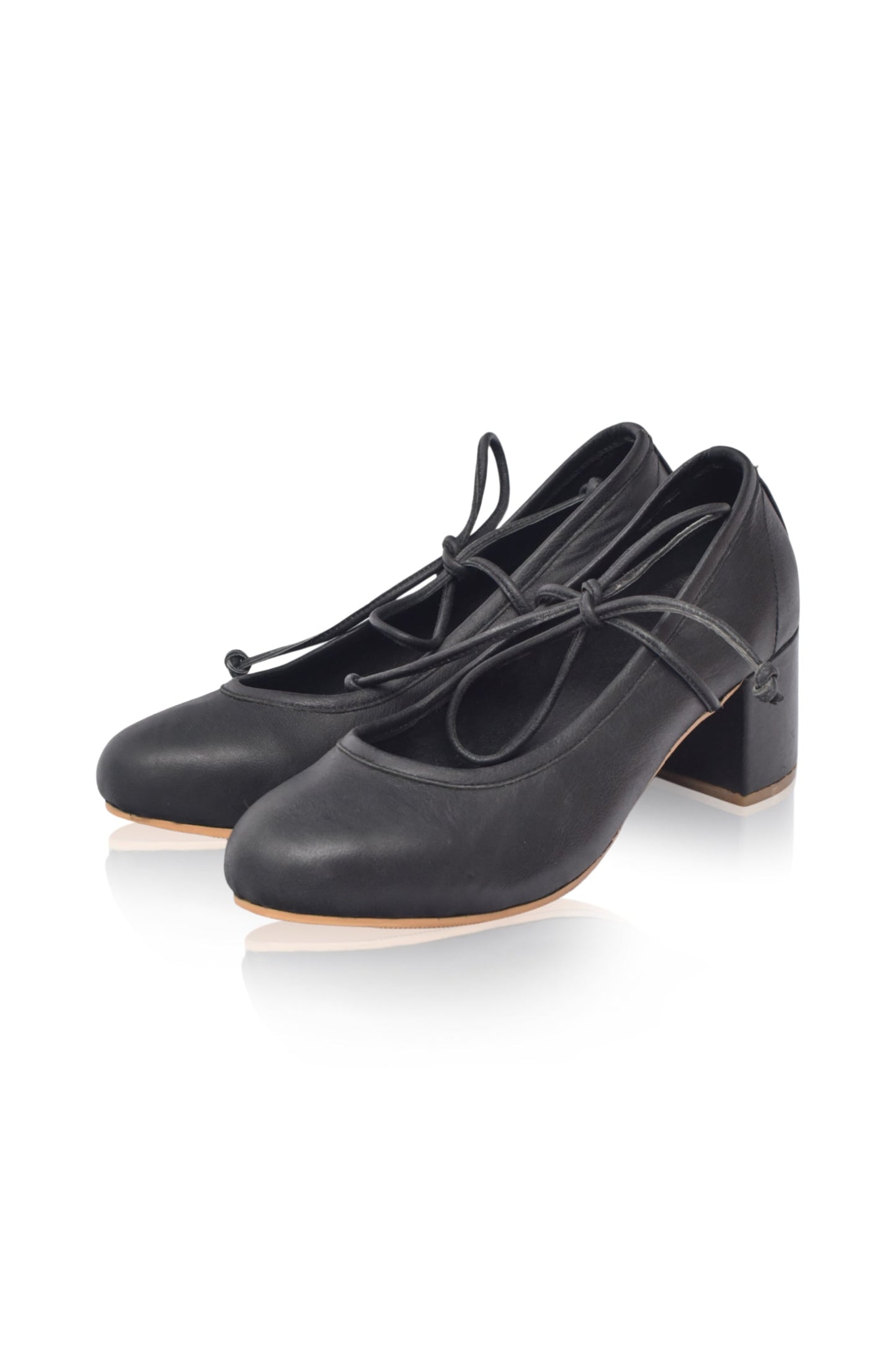 Aria Leather Heels
