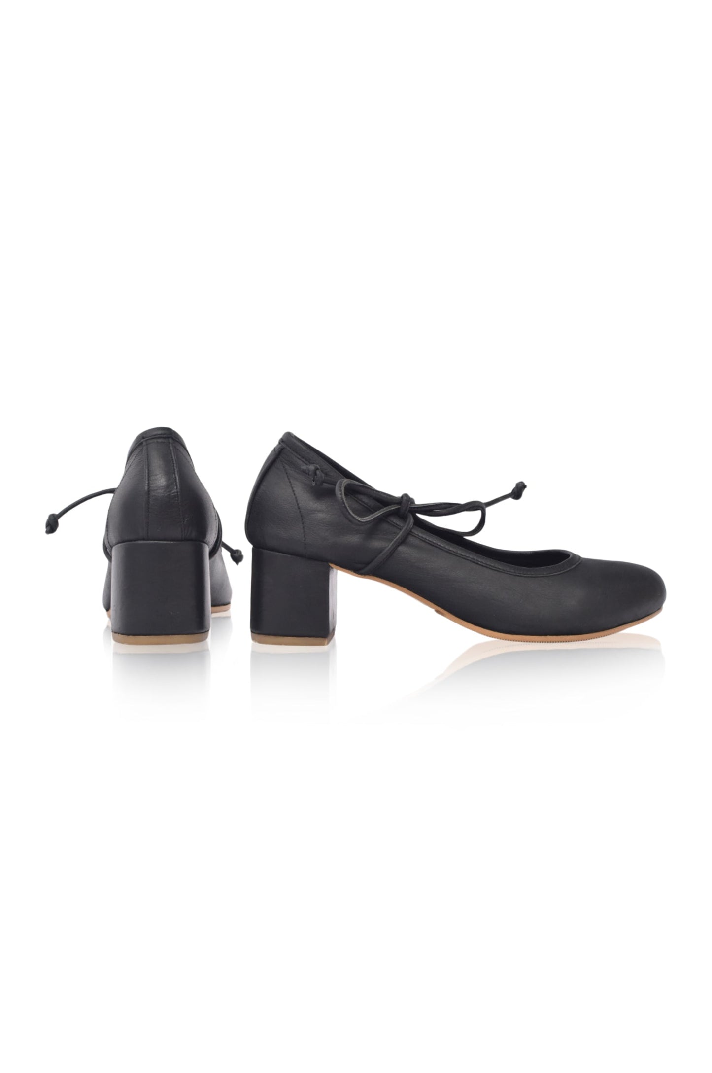 Aria Leather Heels